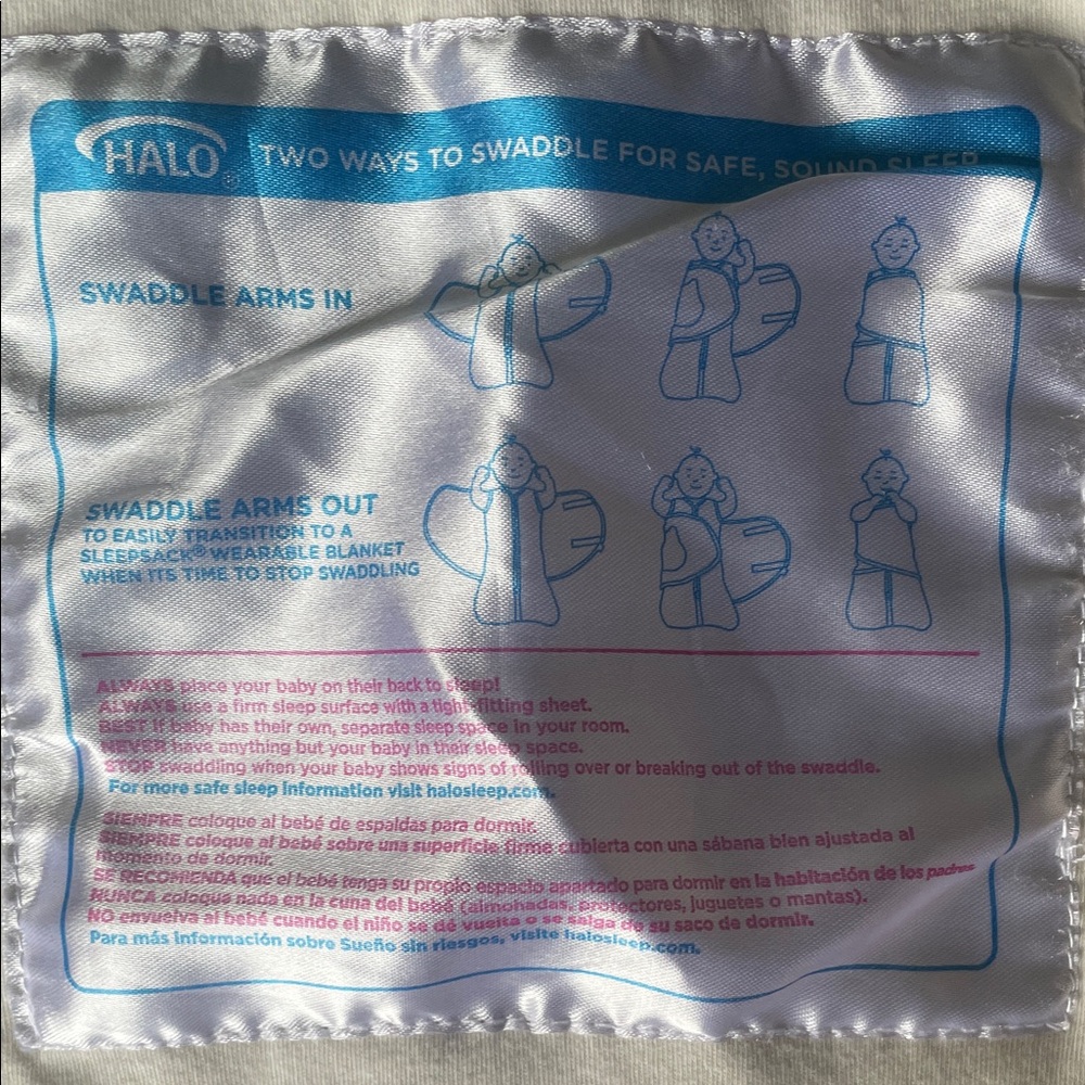 Halo Cream Sleep Sack for New Borns - Picture 7 of 9